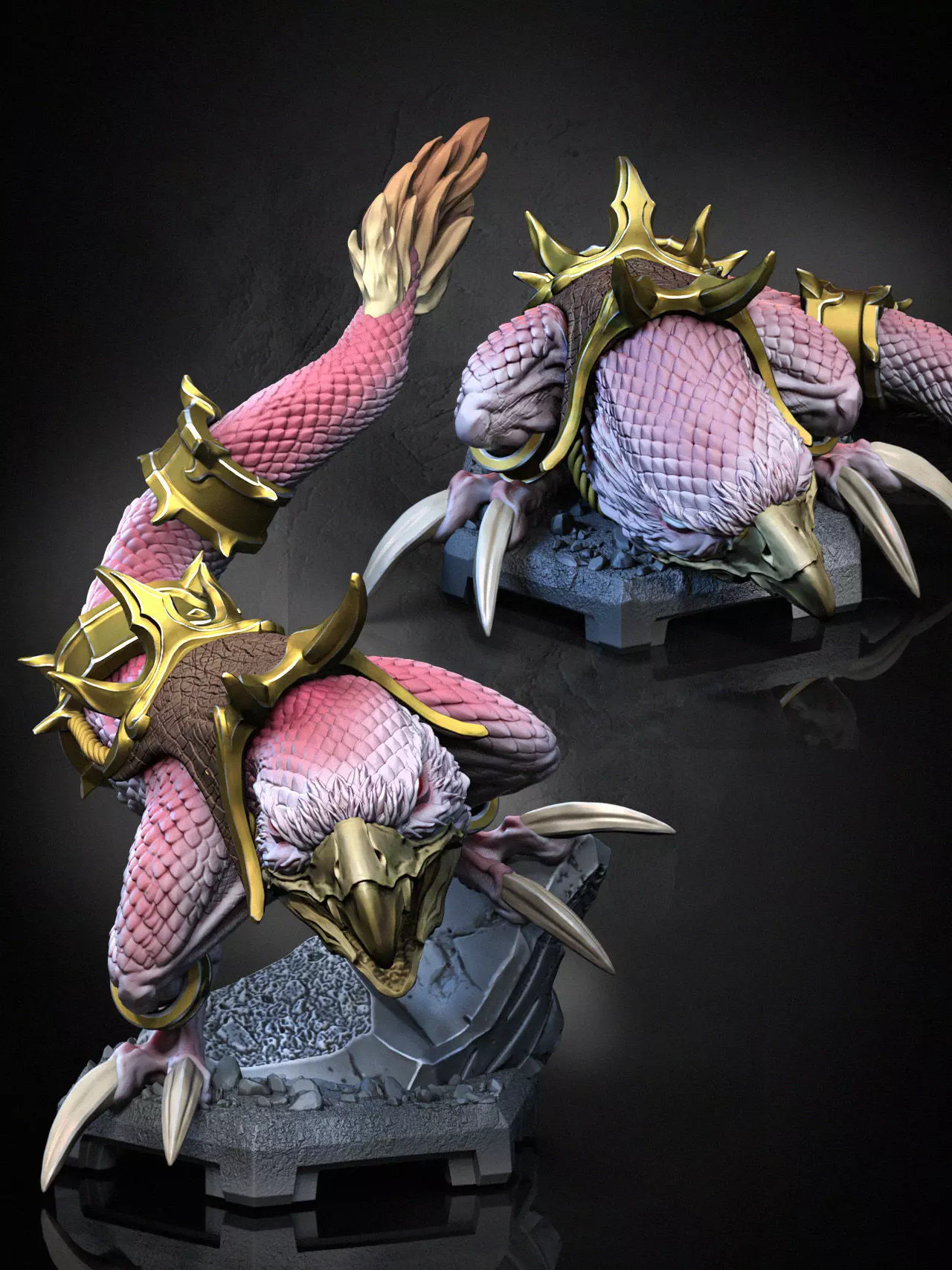 Chicken Leg 3D print model_8