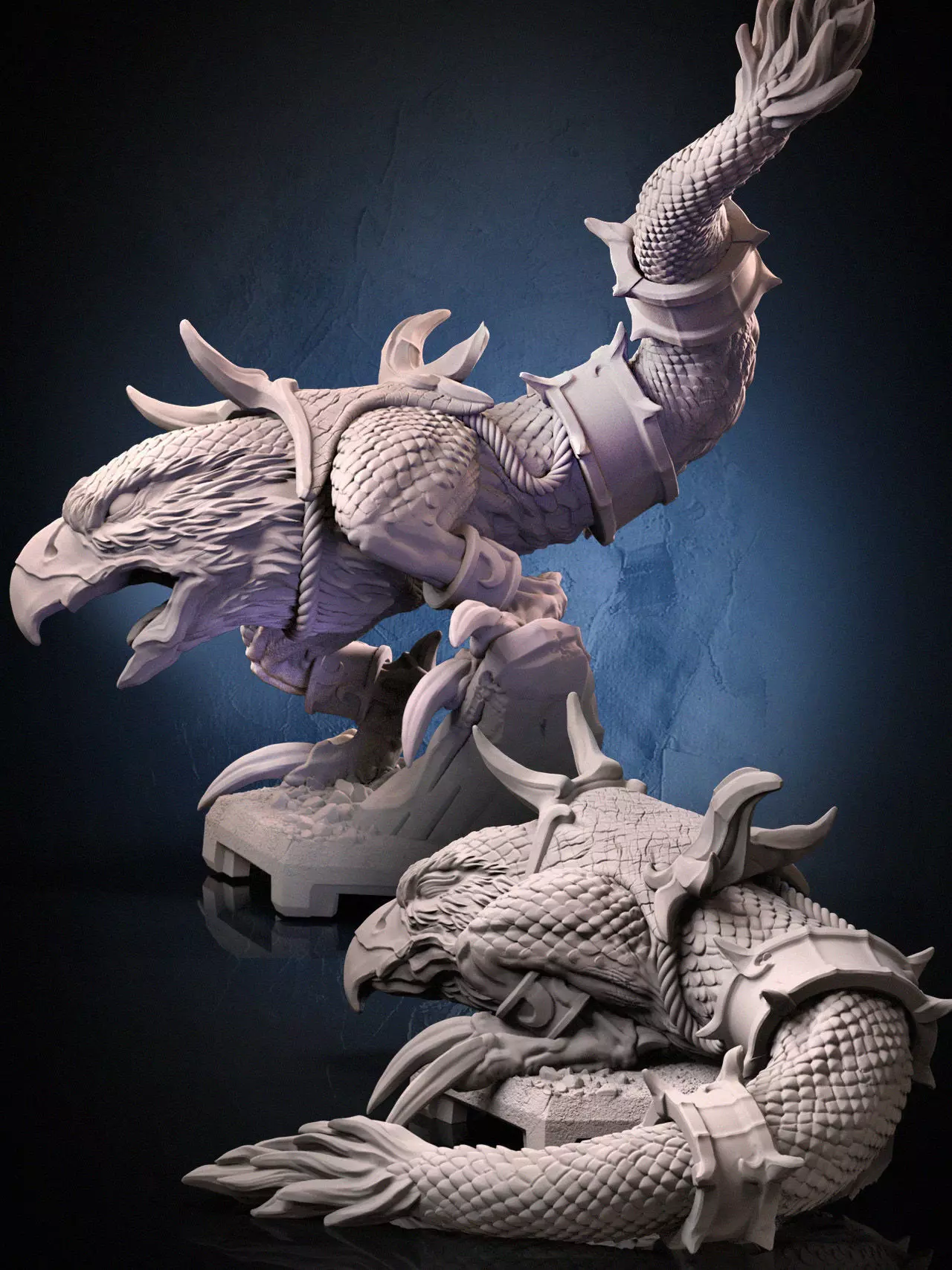 Chicken Leg 3D print model_4