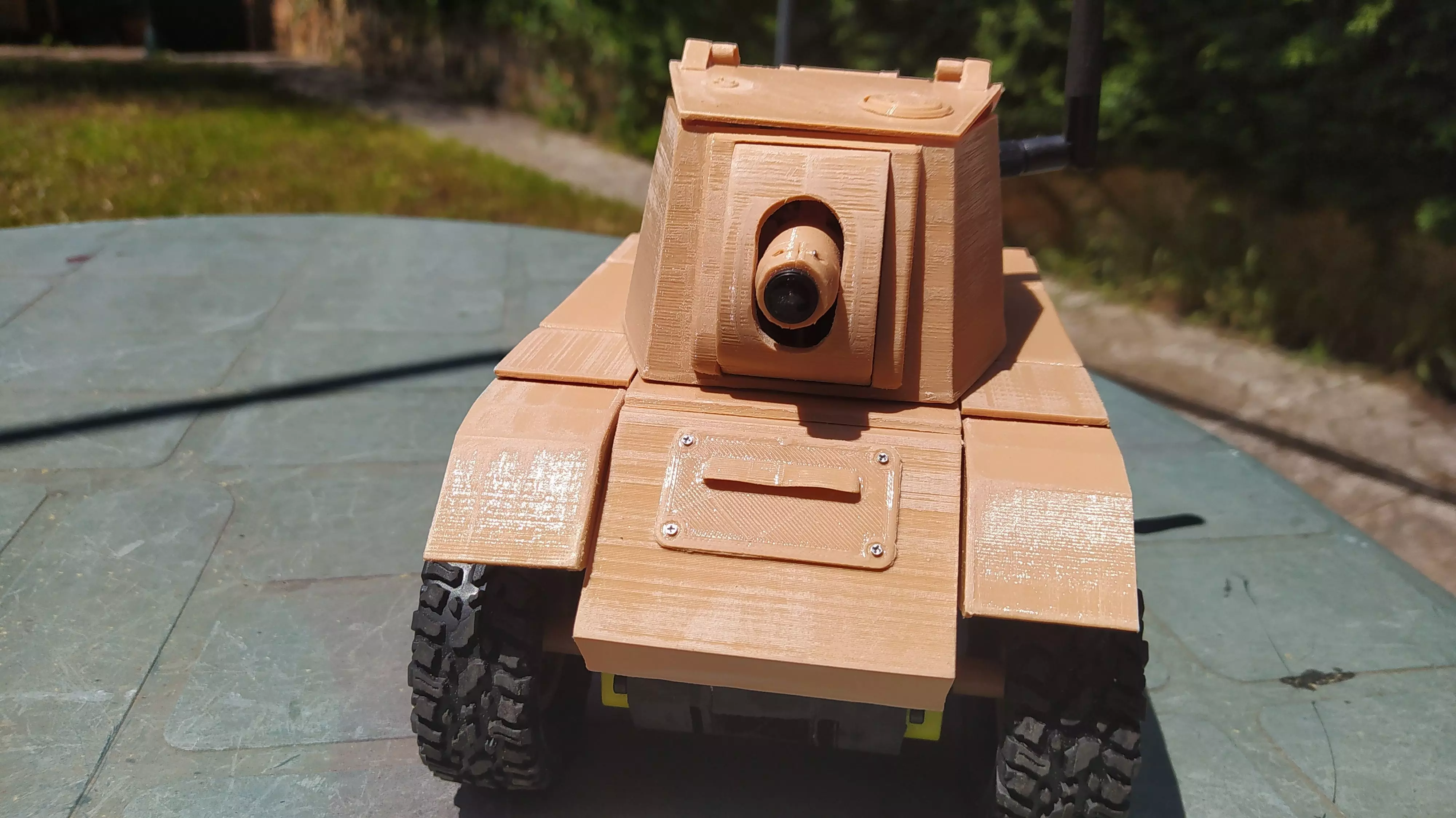 VEHICULO  SCOUT RC  CON ESP32 CAM 3D print model_4