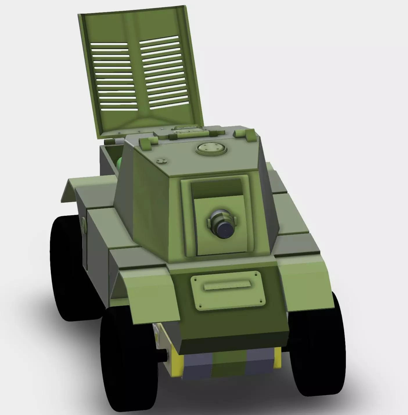 VEHICULO  SCOUT RC  CON ESP32 CAM 3D print model_0