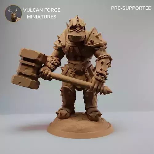 Orc Warrior with Hammer Heavy Orc supported