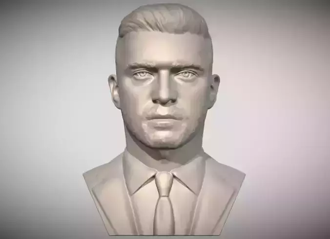 Justin Timberlake bust for 3D printing