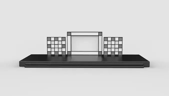 stage led screen 3D model