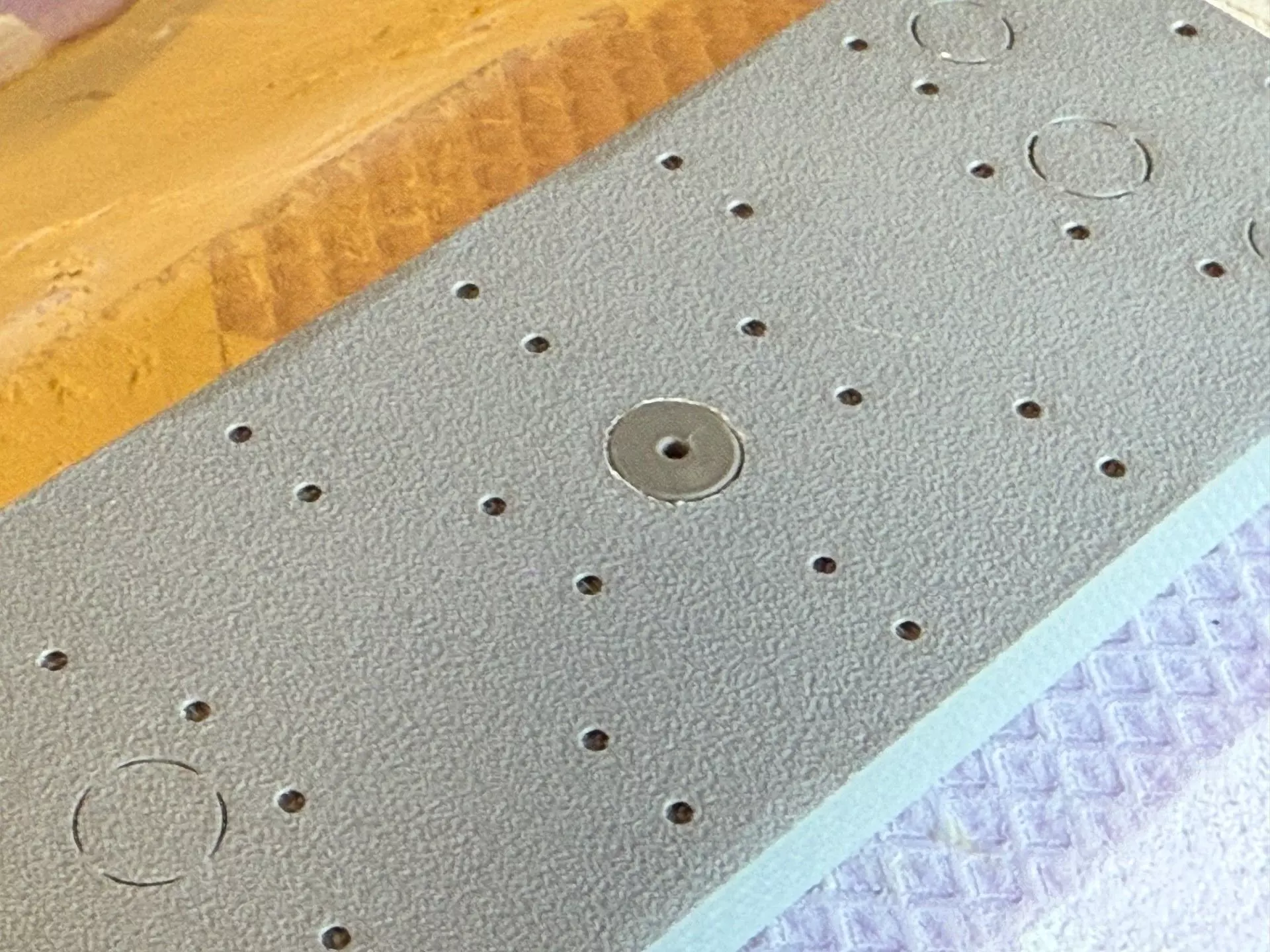 Model Railway Straight Island Platform Brick Base multi Widths 3D print model_24