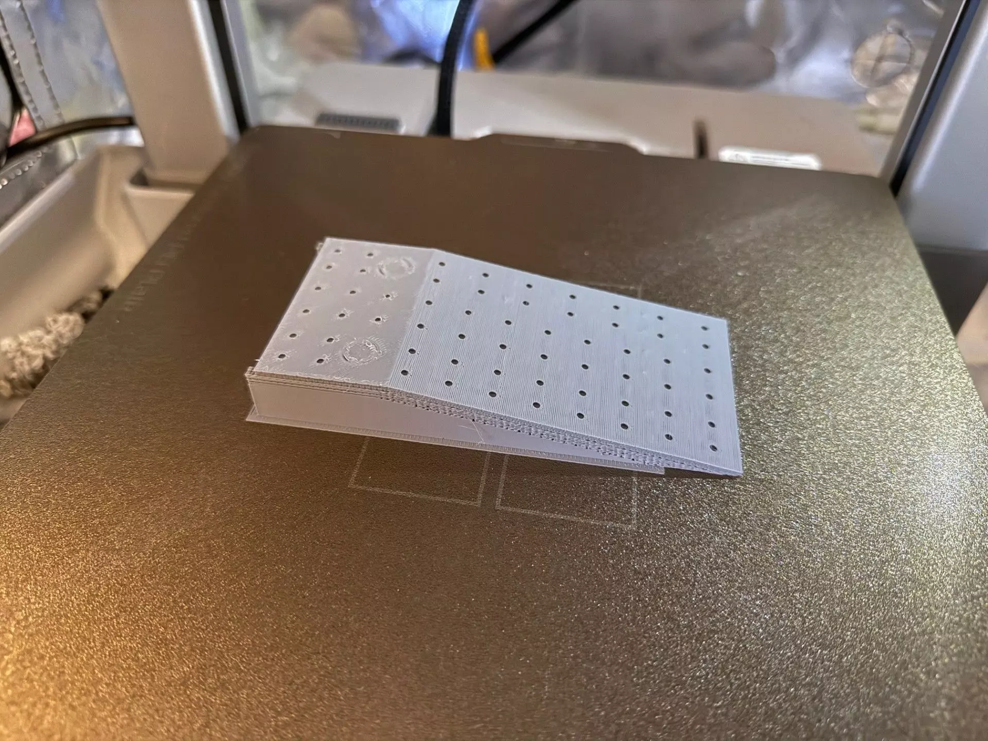 Model Railway Straight Island Platform Brick Base multi Widths 3D print model_21