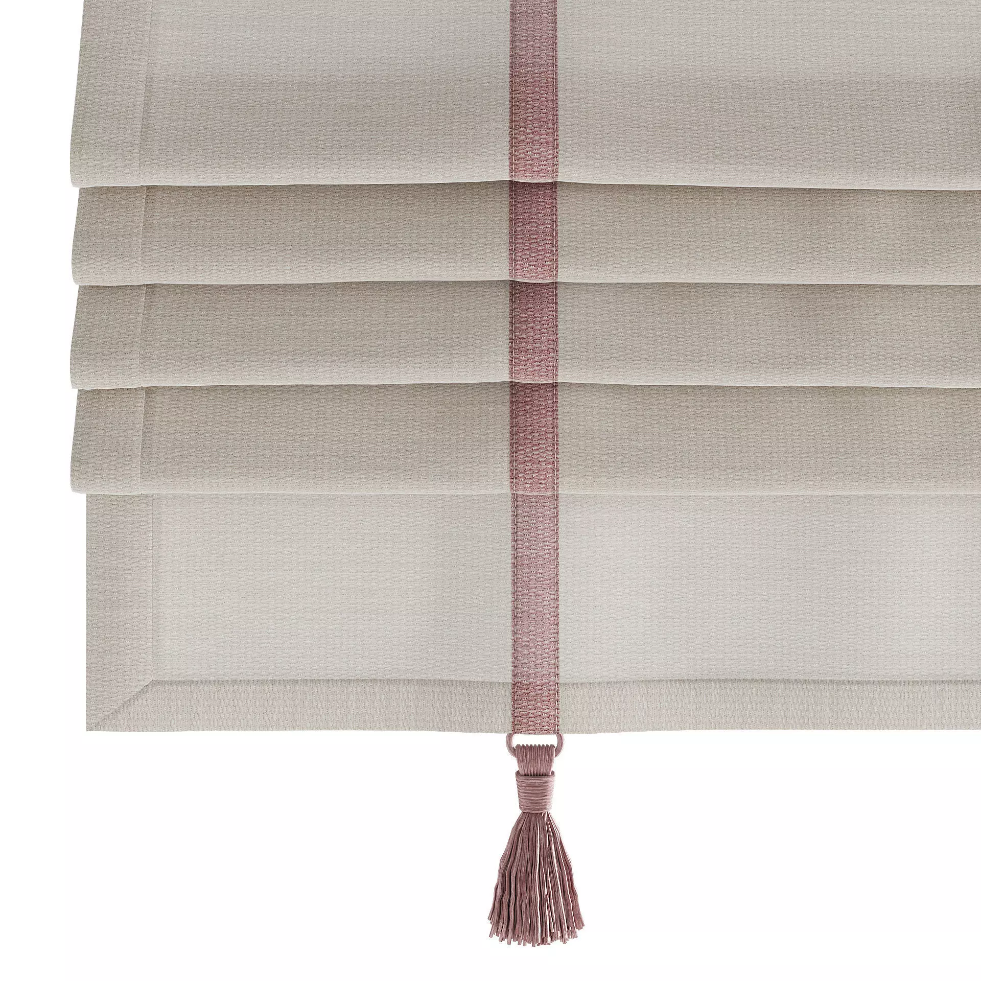 Roman Curtain with tassels 3D model_1