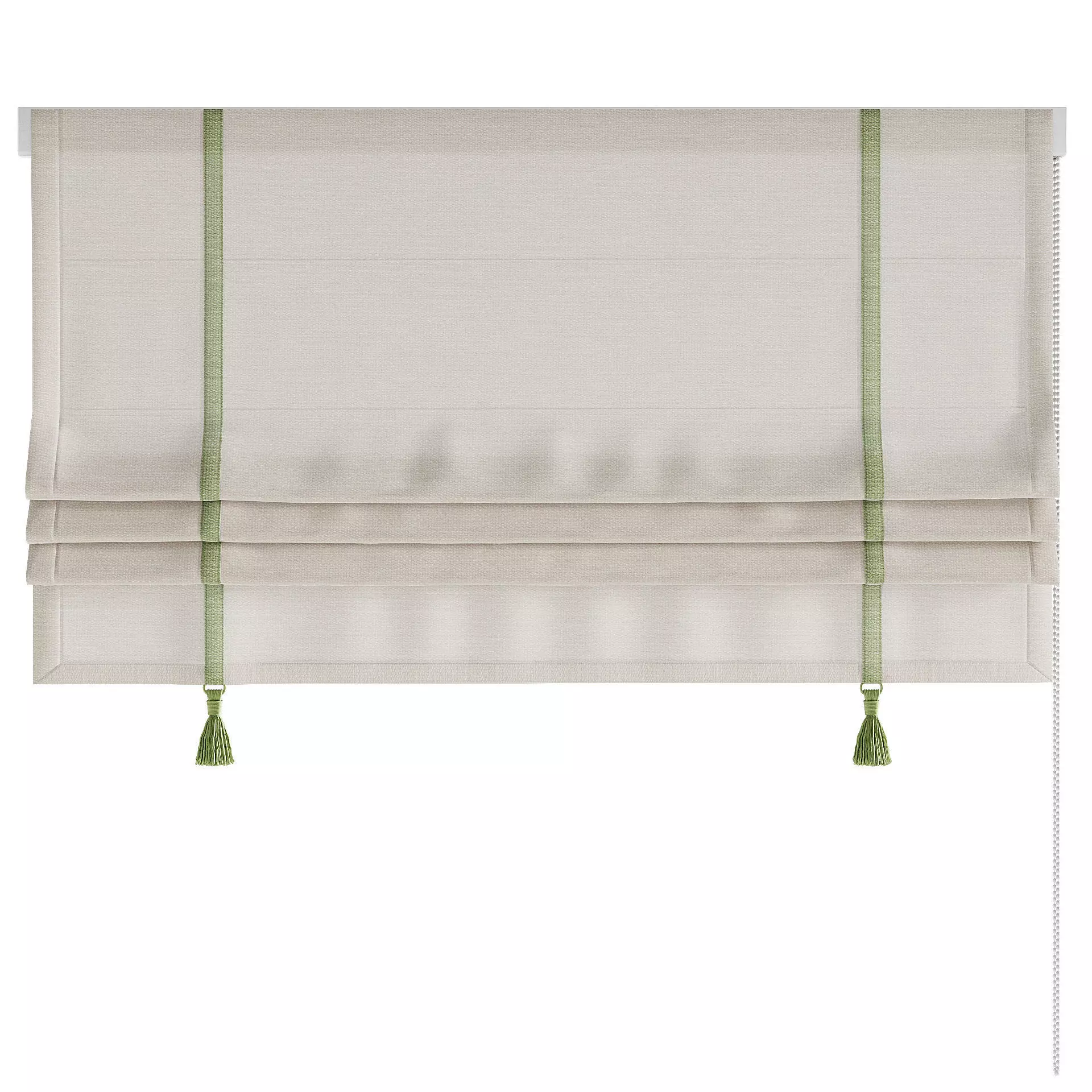 Roman Curtain with tassels 3D model_4