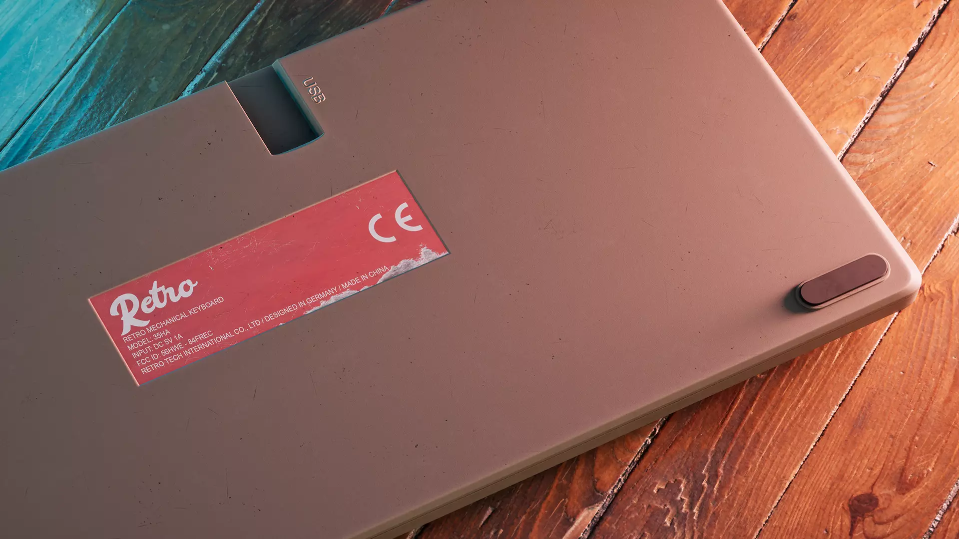 Mechanical Keyboard - Gaming Keyboard - Wireless Keyboard- RETRO Low-poly 3D model_5