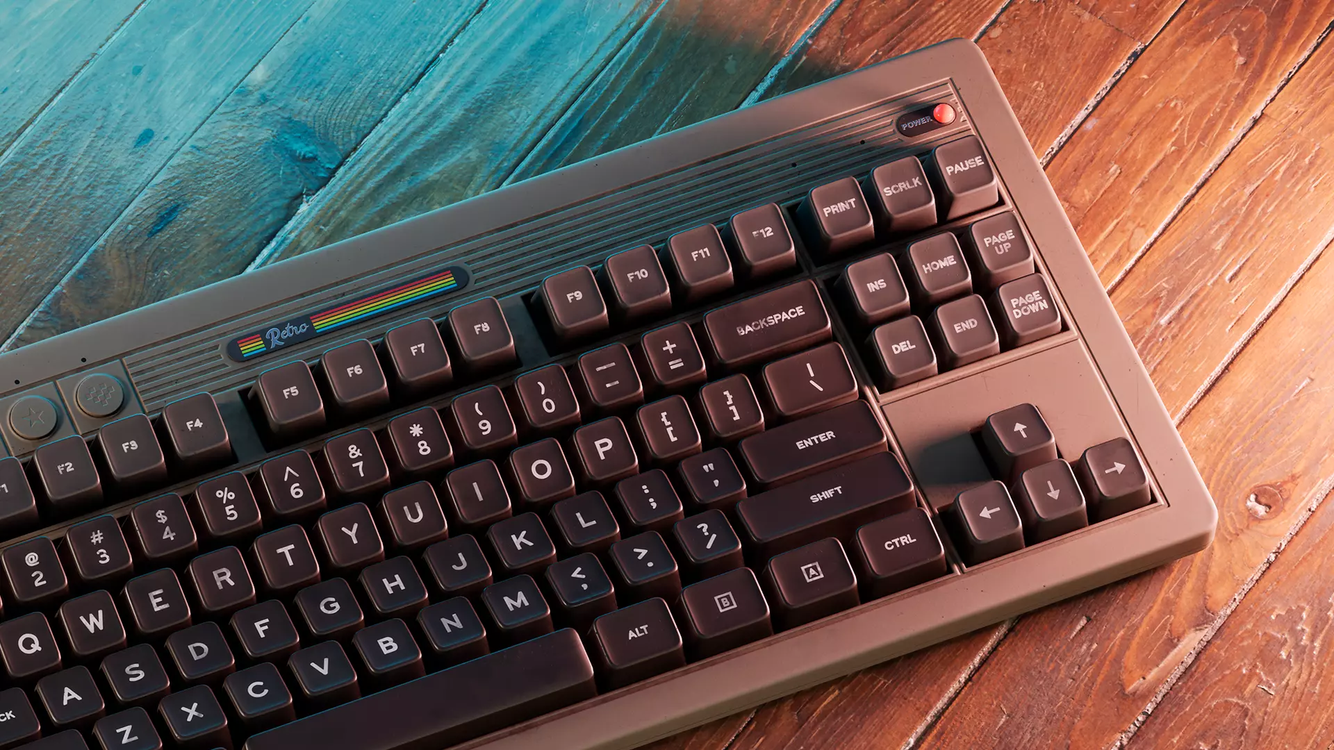 Mechanical Keyboard - Gaming Keyboard - Wireless Keyboard- RETRO Low-poly 3D model_2