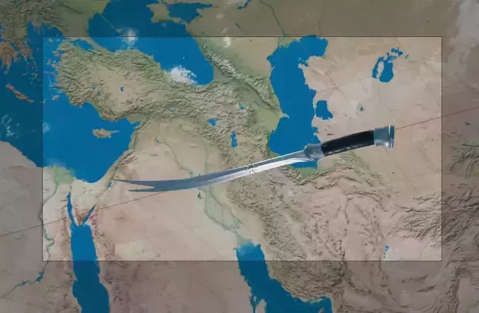 sword of Imam ALI -3d sword game asset 