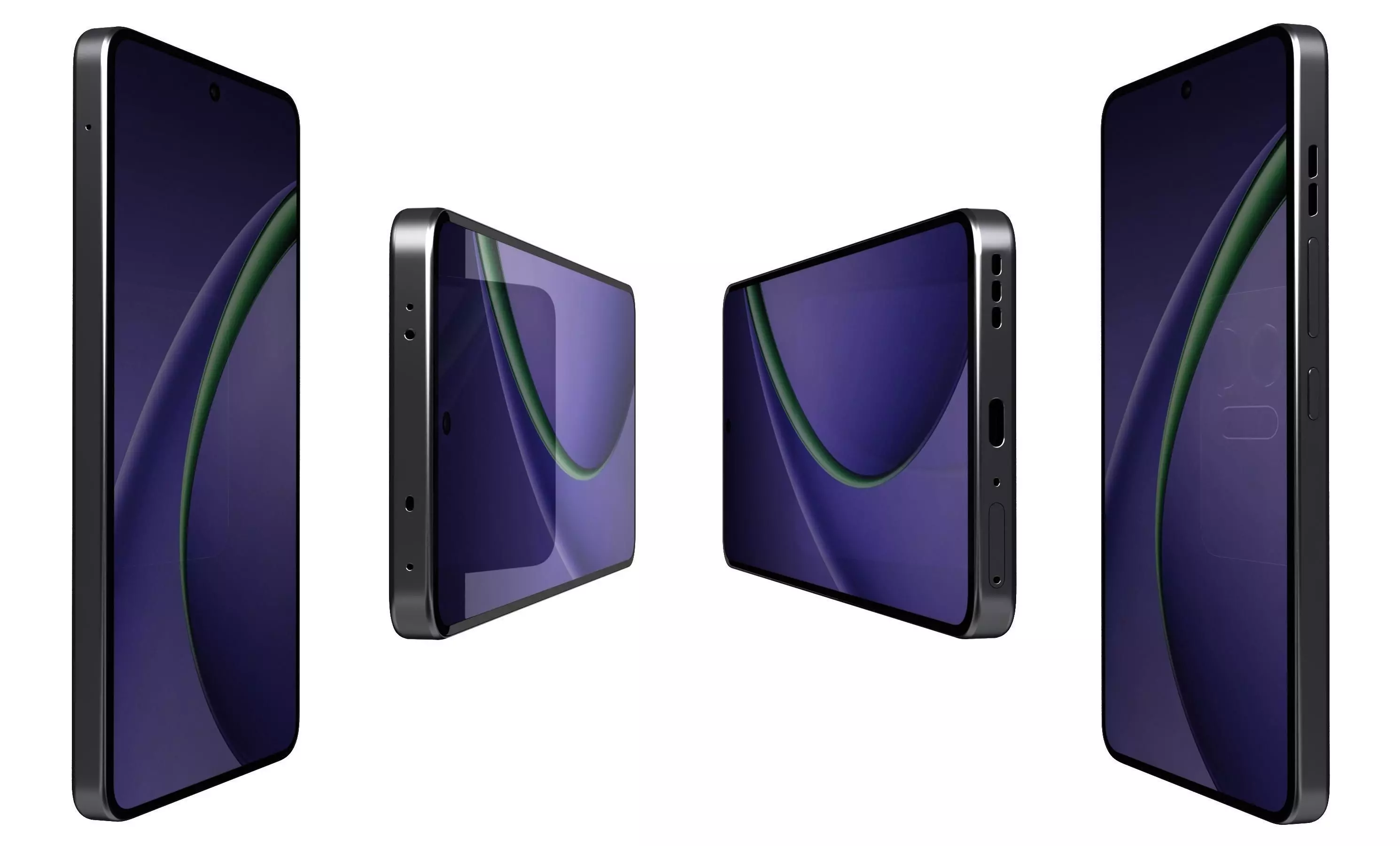 OPPO K13 Turbo Pro Black Warrior 3D model_4