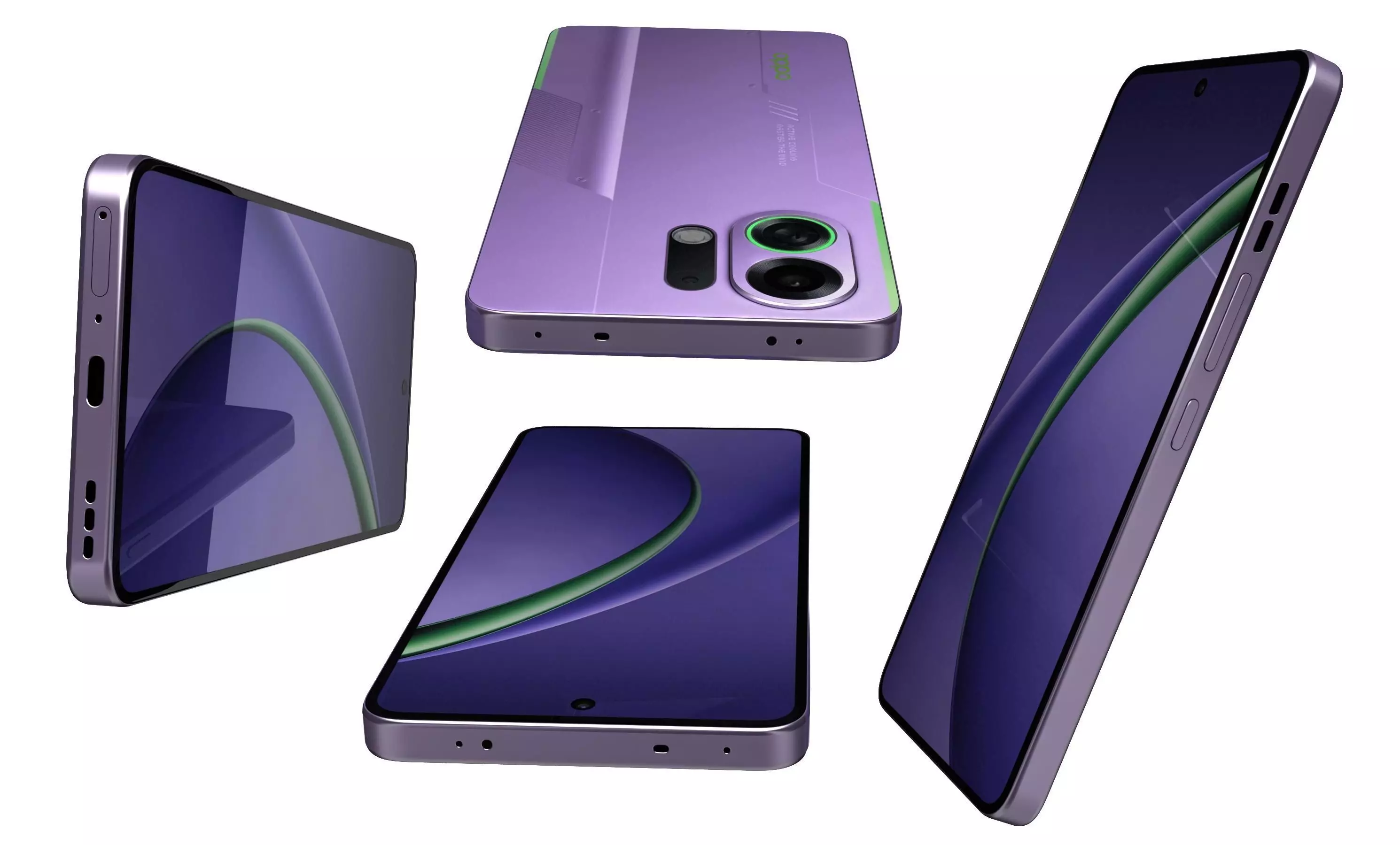 OPPO K13 Turbo Pro Purple 3D model_9