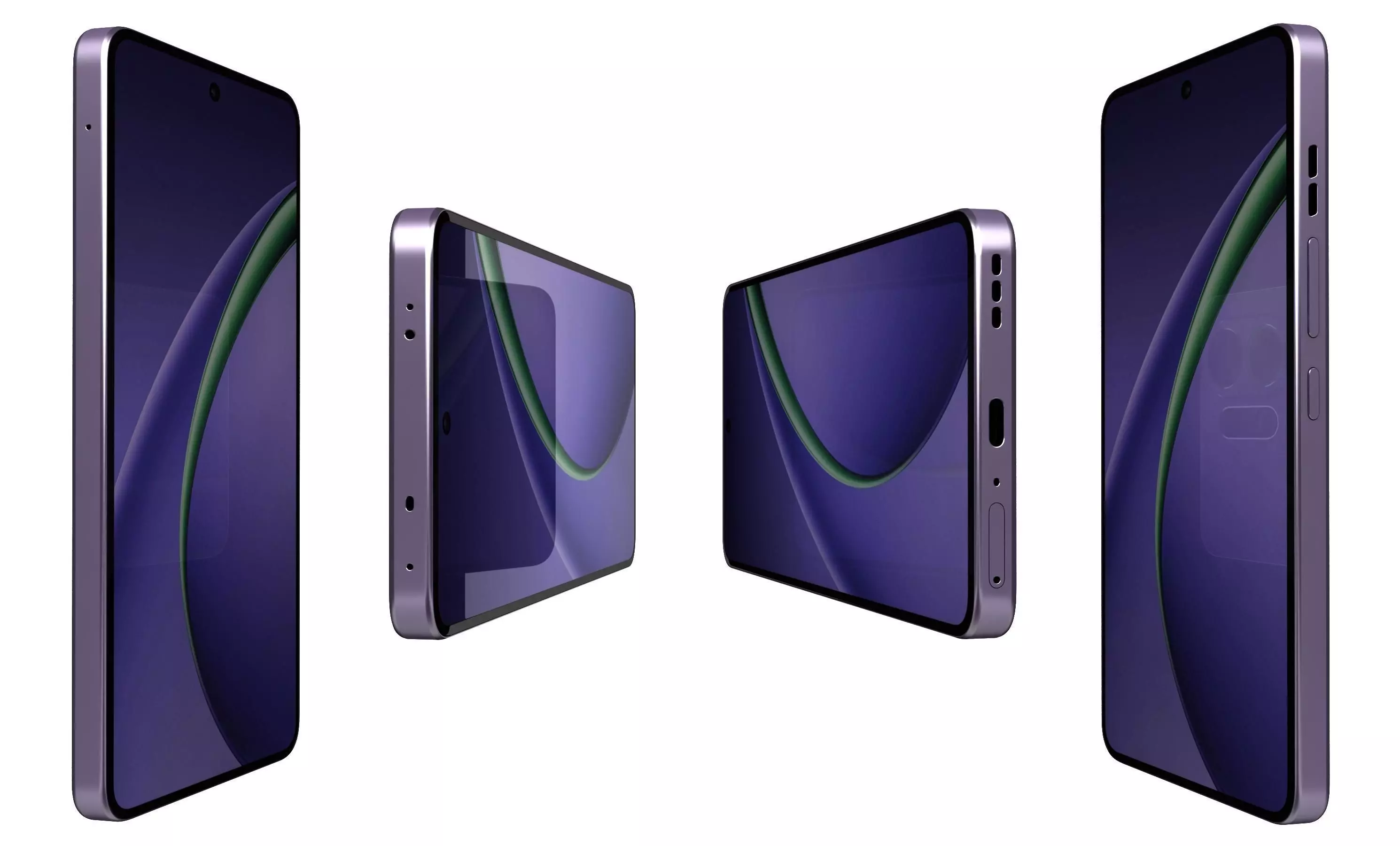 OPPO K13 Turbo Pro Purple 3D model_4