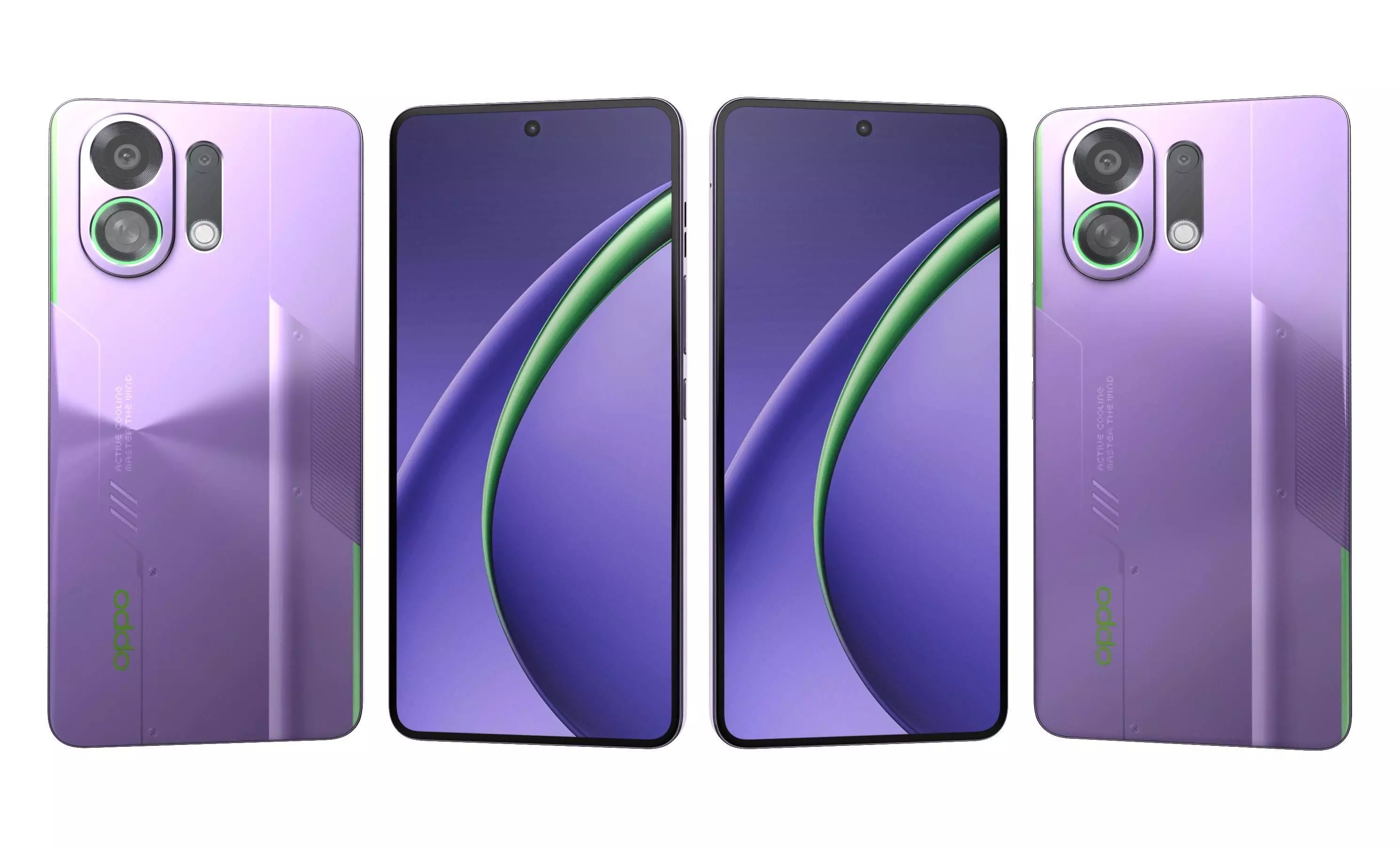 OPPO K13 Turbo Pro Purple 3D model_3