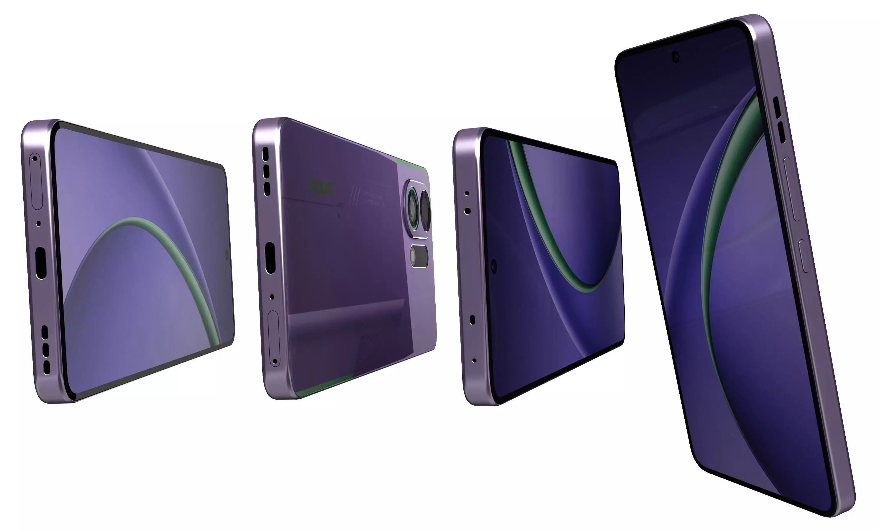 OPPO K13 Turbo Pro Purple 3D model_8