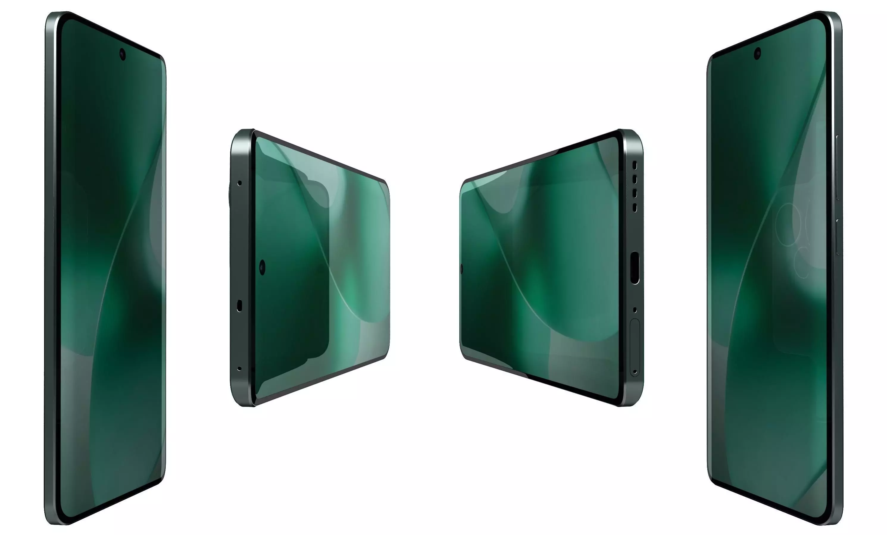 Realme 15 5G Green 3D model_3