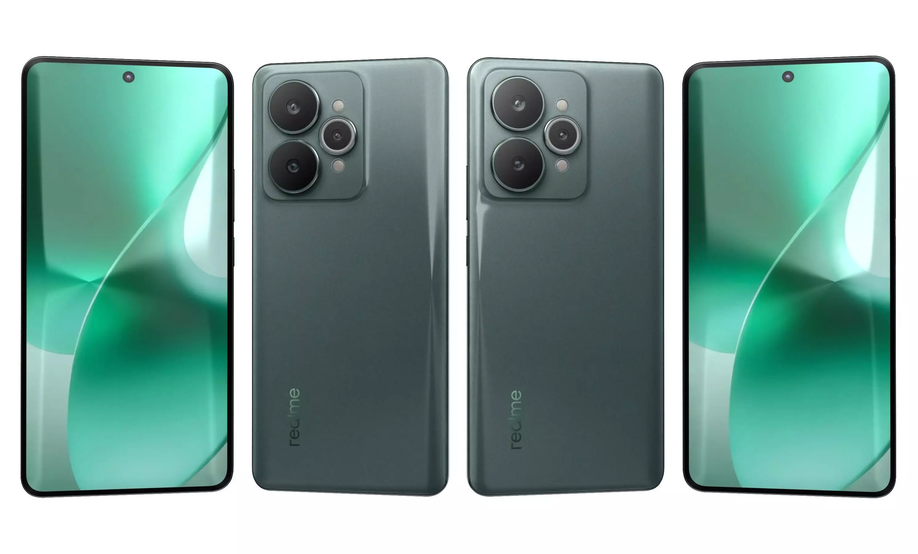 Realme 15 5G Green 3D model_16