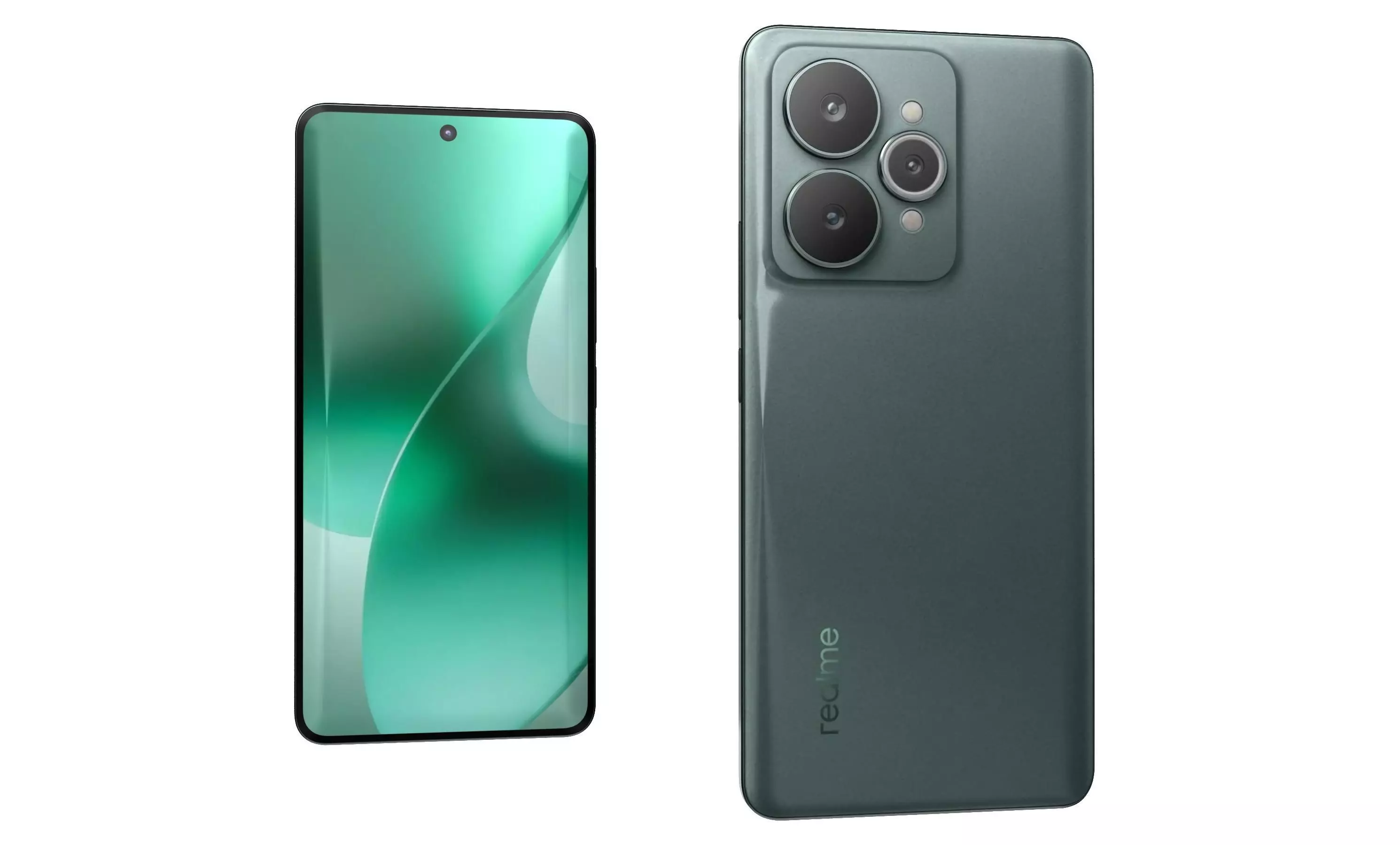Realme 15 5G Green 3D model_0