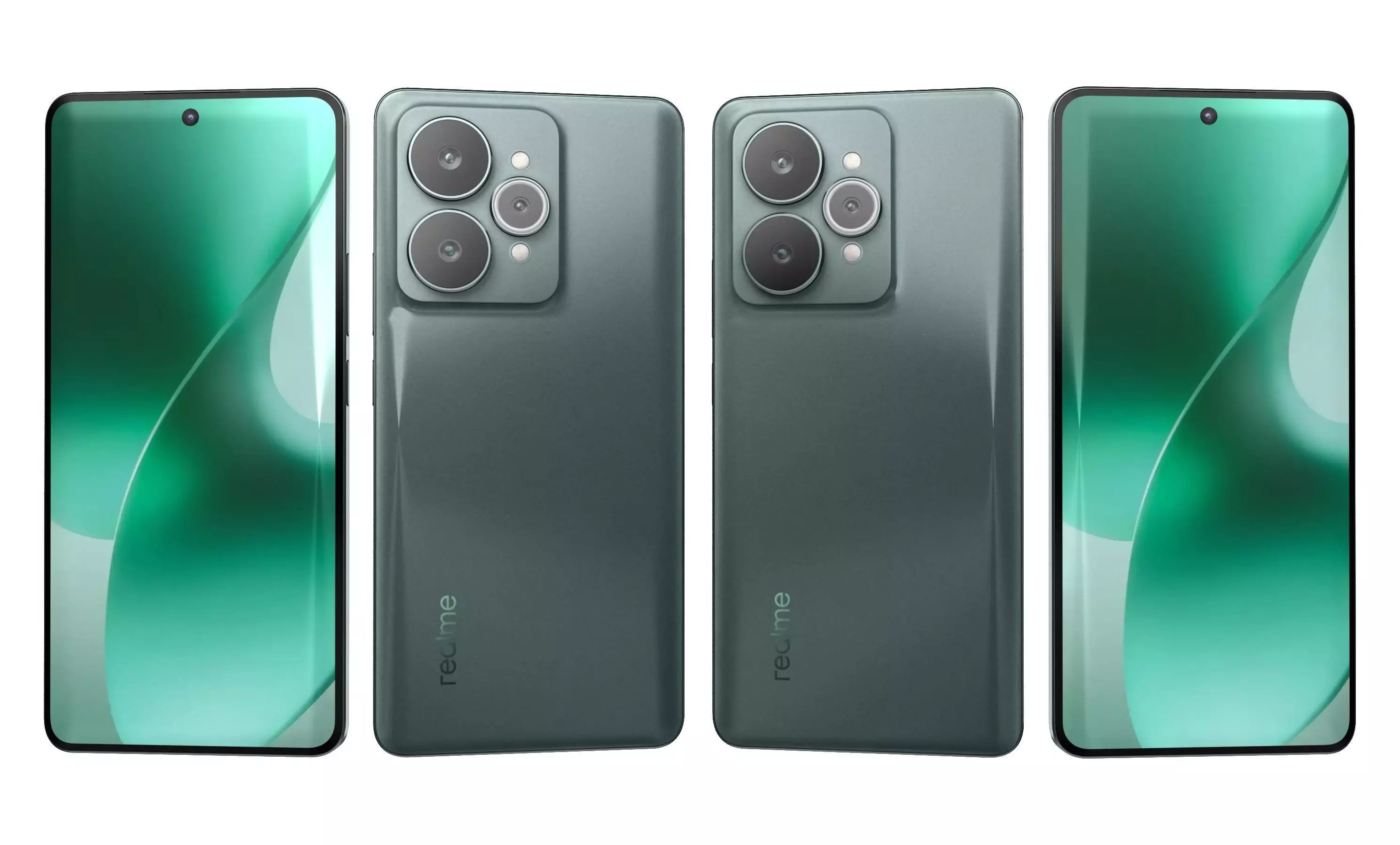 Realme 15 5G Green 3D model_10