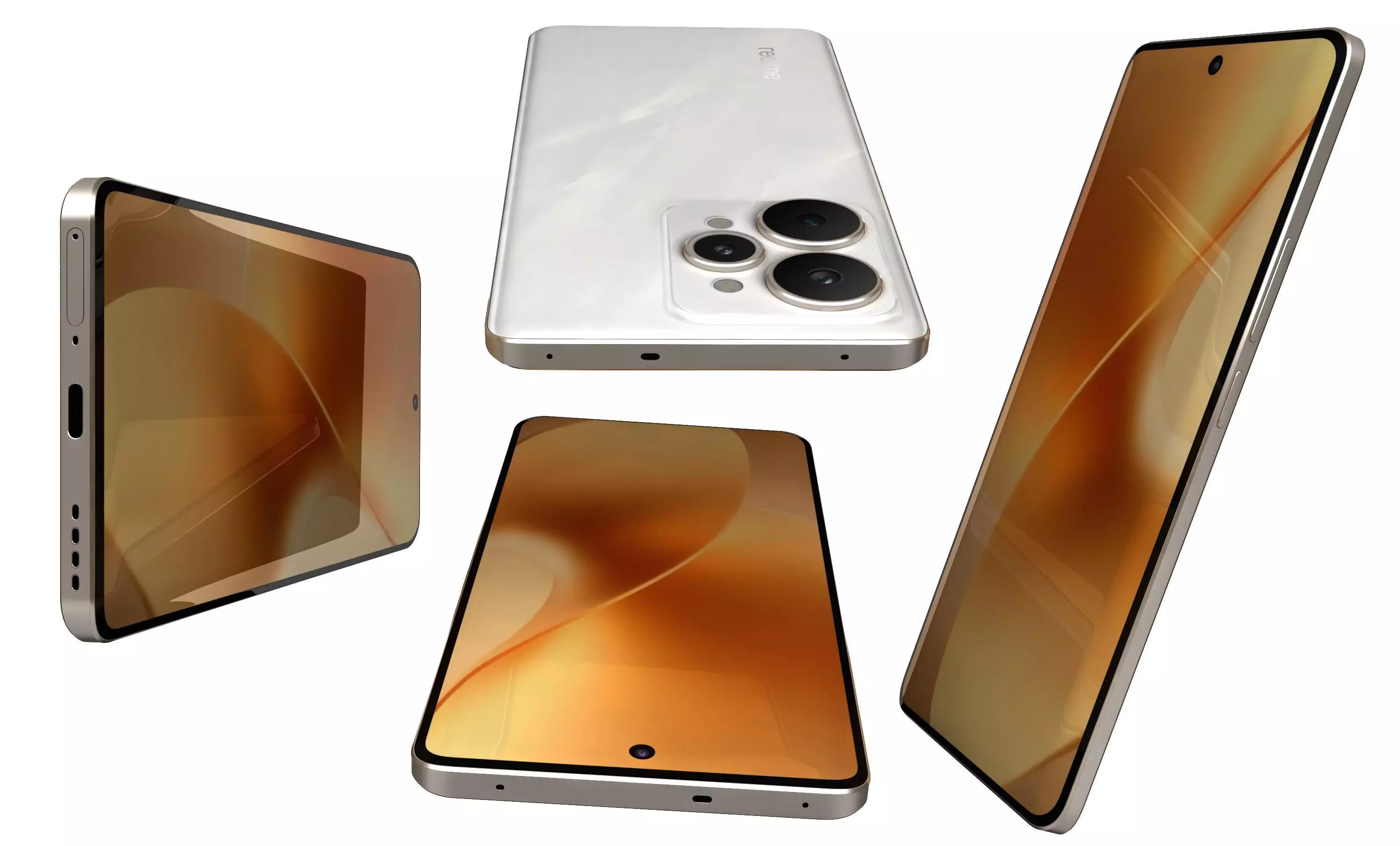 Realme 15 Pro 5G White 3D model_8