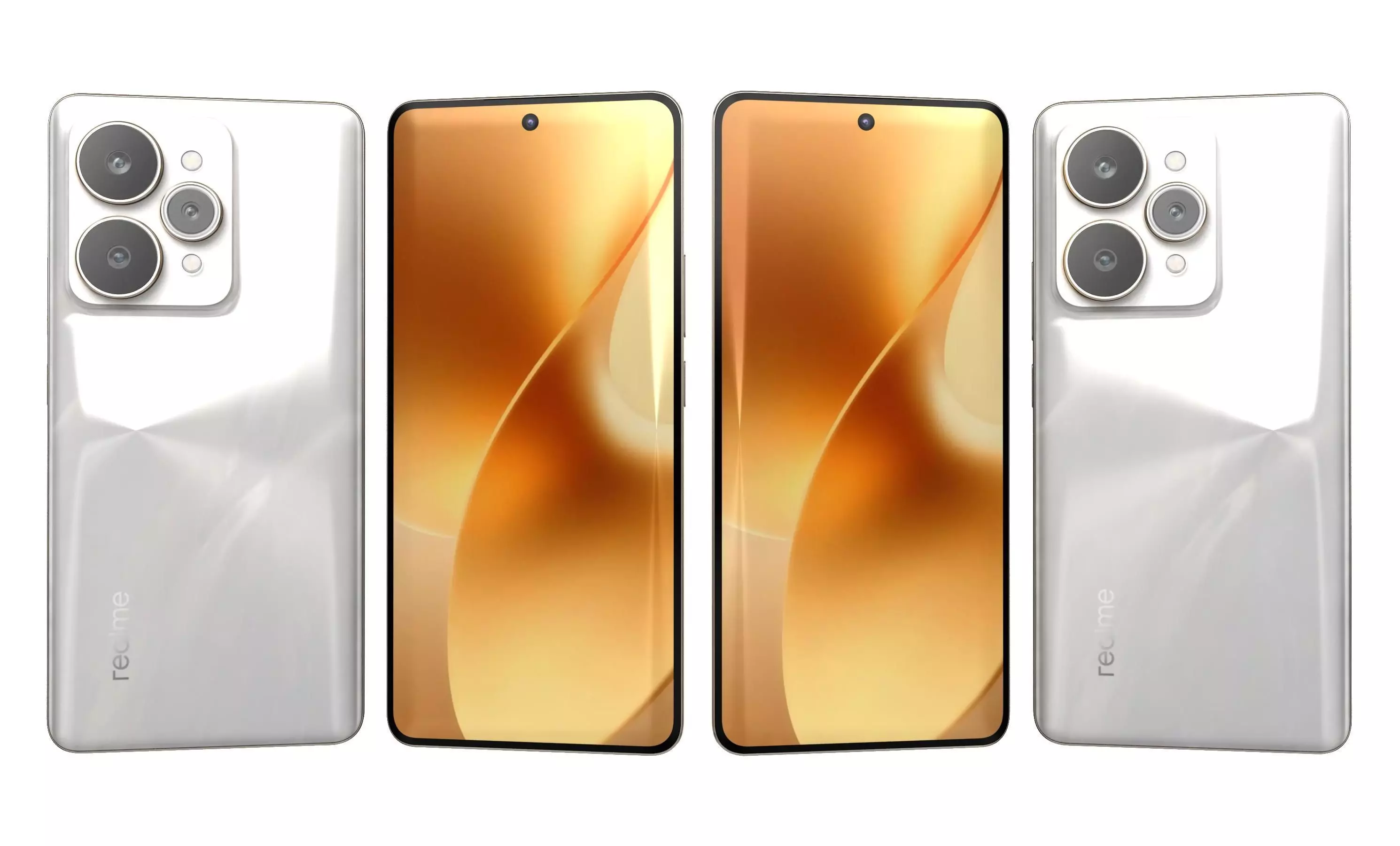 Realme 15 Pro 5G White 3D model_2