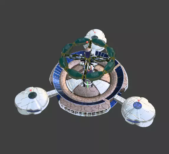 Jupiter Station 3D model_1