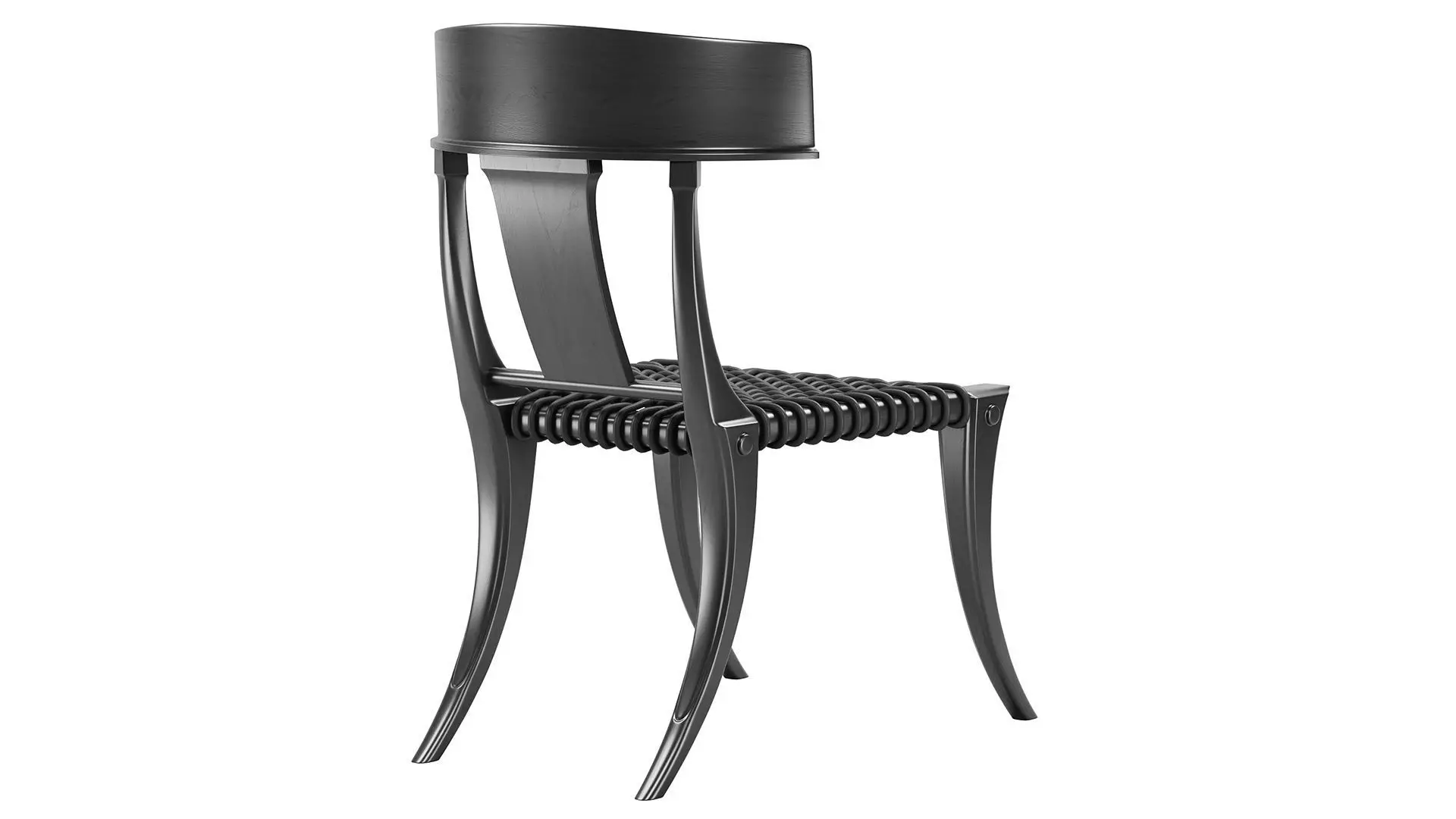 Klismos Chair 3D model_13