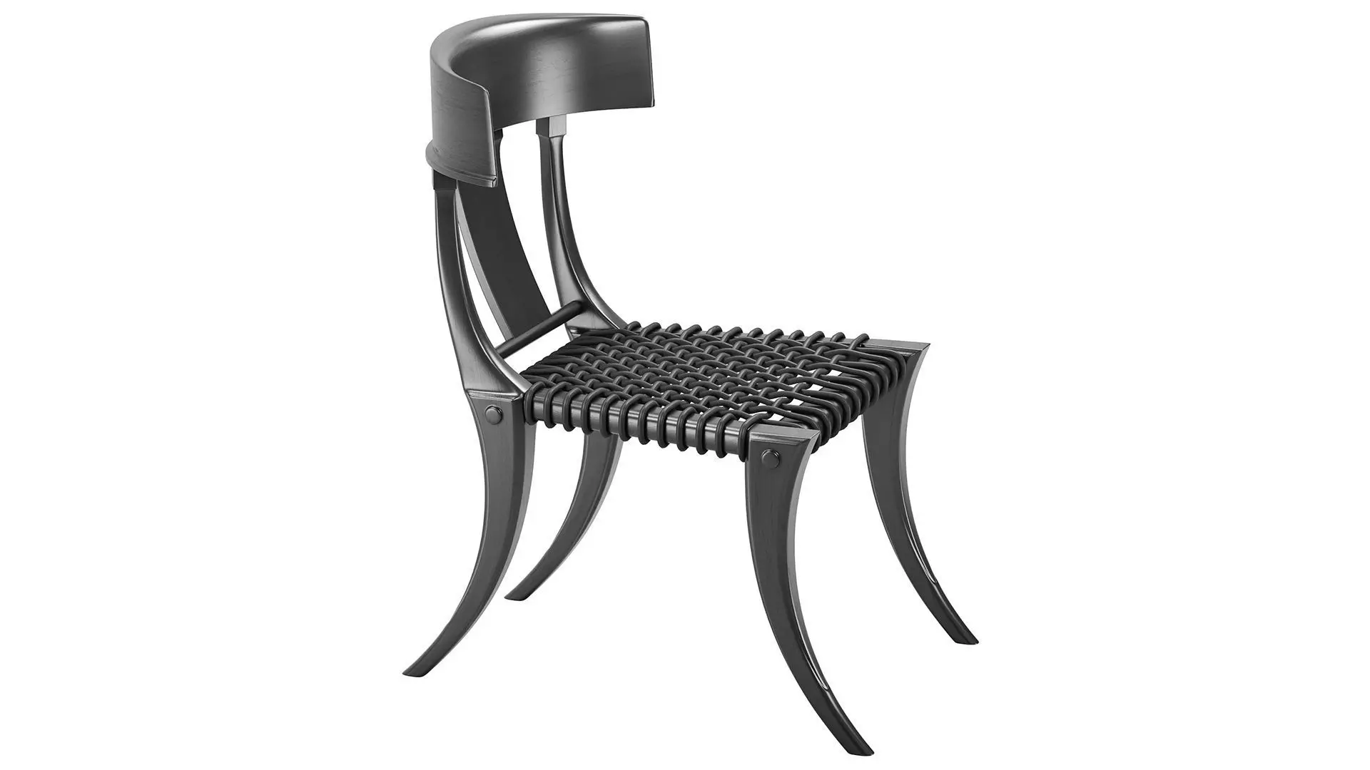 Klismos Chair 3D model_9