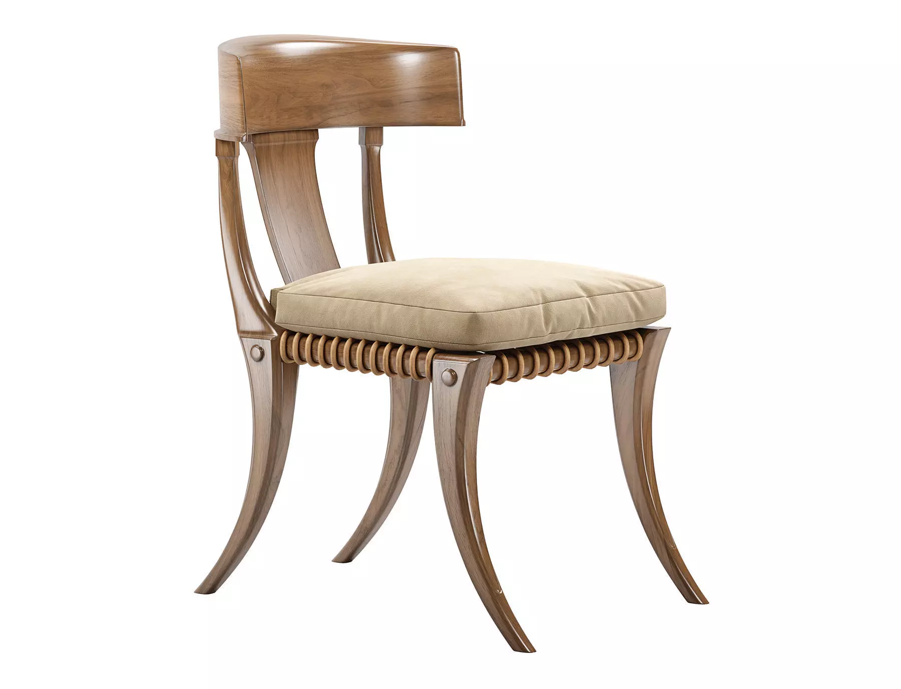 Klismos Chair 3D model_0