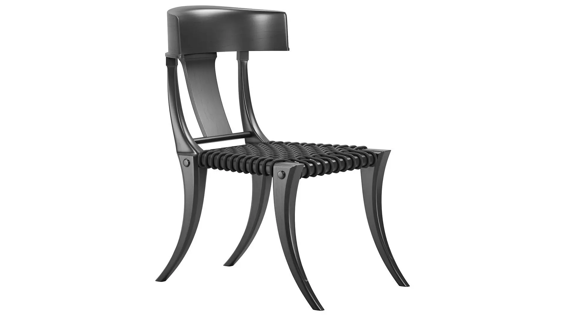 Klismos Chair 3D model_4