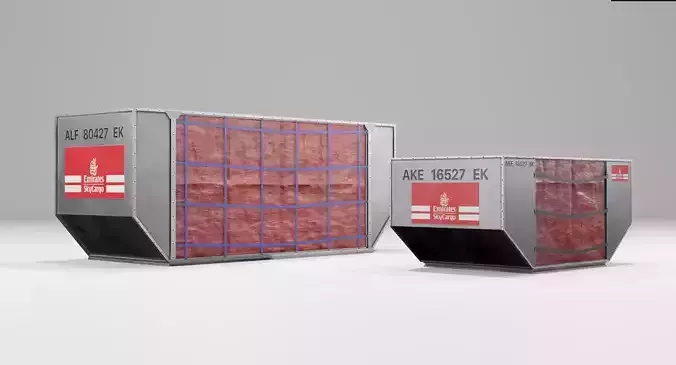 ULD Aircraft Cargo Containers Emirates Sky Cargo