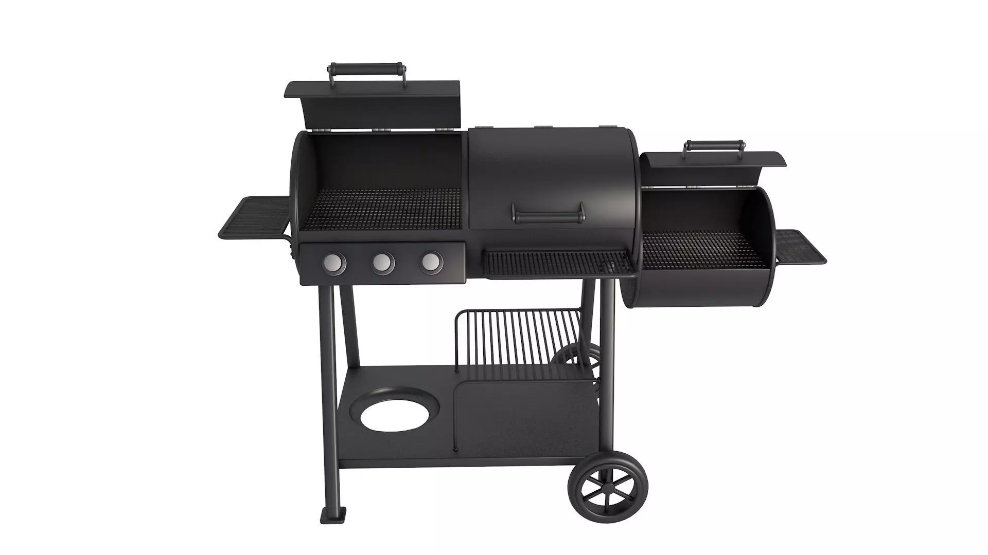 Barbecue grill 3D model_0