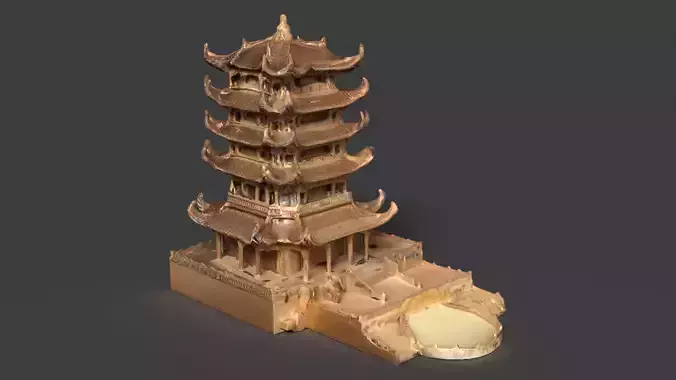  Chinese ancient house figure 