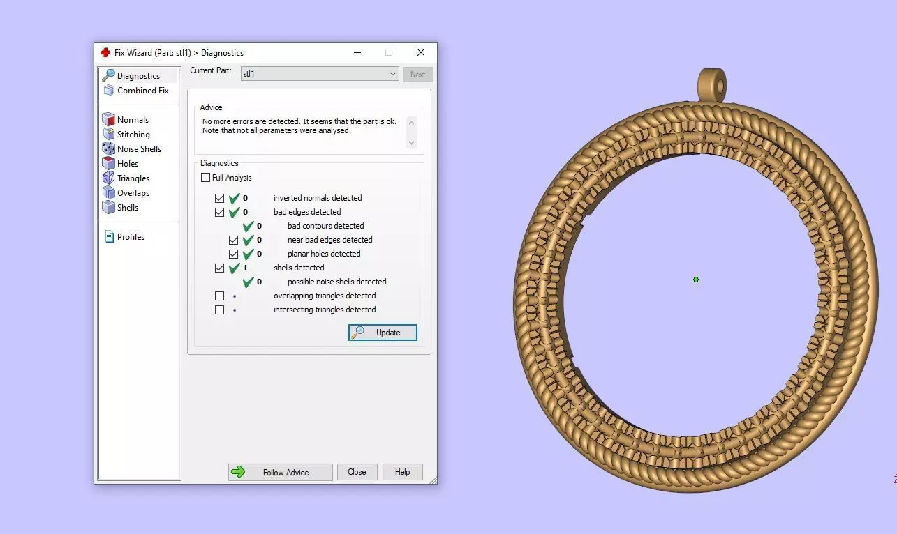 Gold N1436 3D print model_9