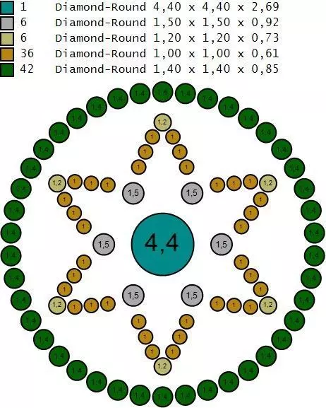 Gold N1436 3D print model_8