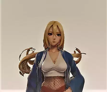 Princess Lady Tsunade-Legendary Leaf Sannin-Teen version 3D print model