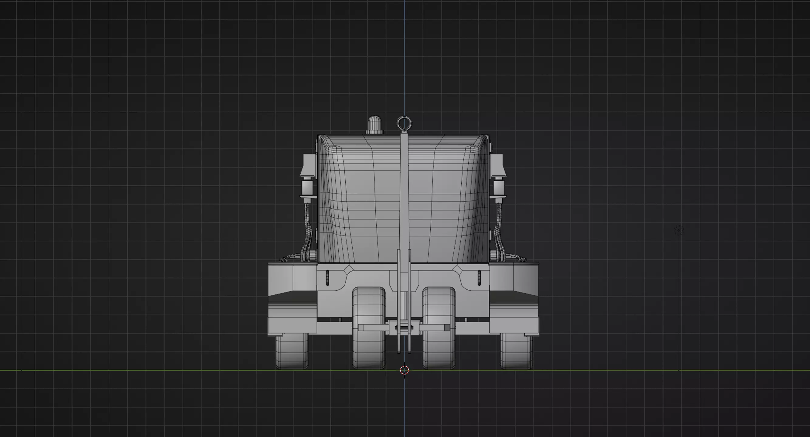 TLD Airport Ground Power Unit - Swissport Low-poly 3D model_11