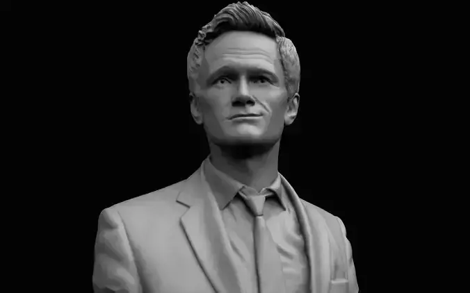 Barney Stinson - Neil Patrick Harris Bust 3D print model