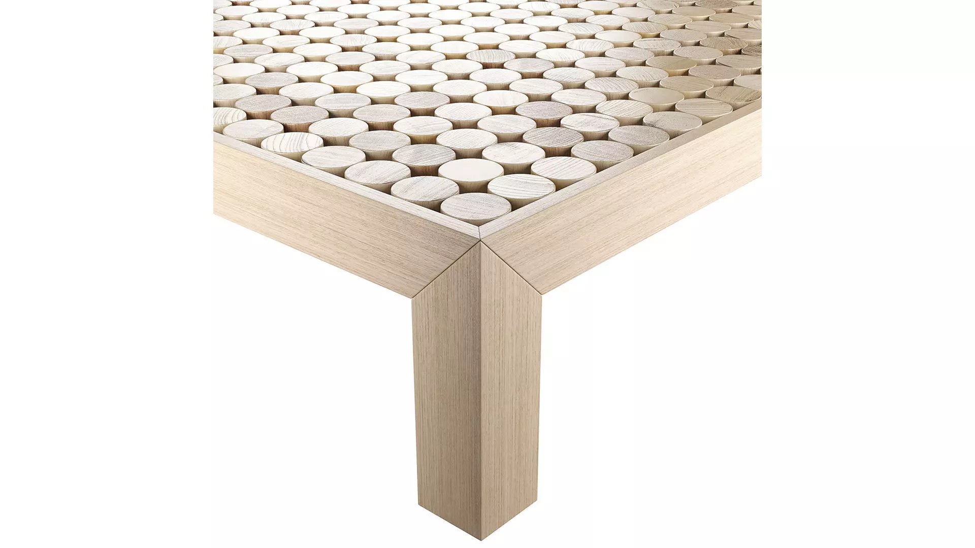 Nature Inspired Artisanal Coffee Table 3D model_9