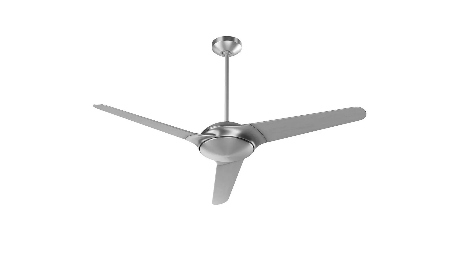 Modern Down Rod Ceiling Fan 3D model_5