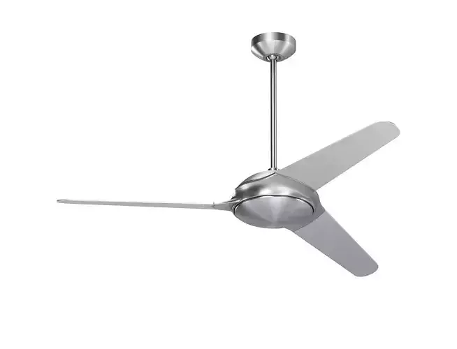 Modern Down Rod Ceiling Fan 3D model