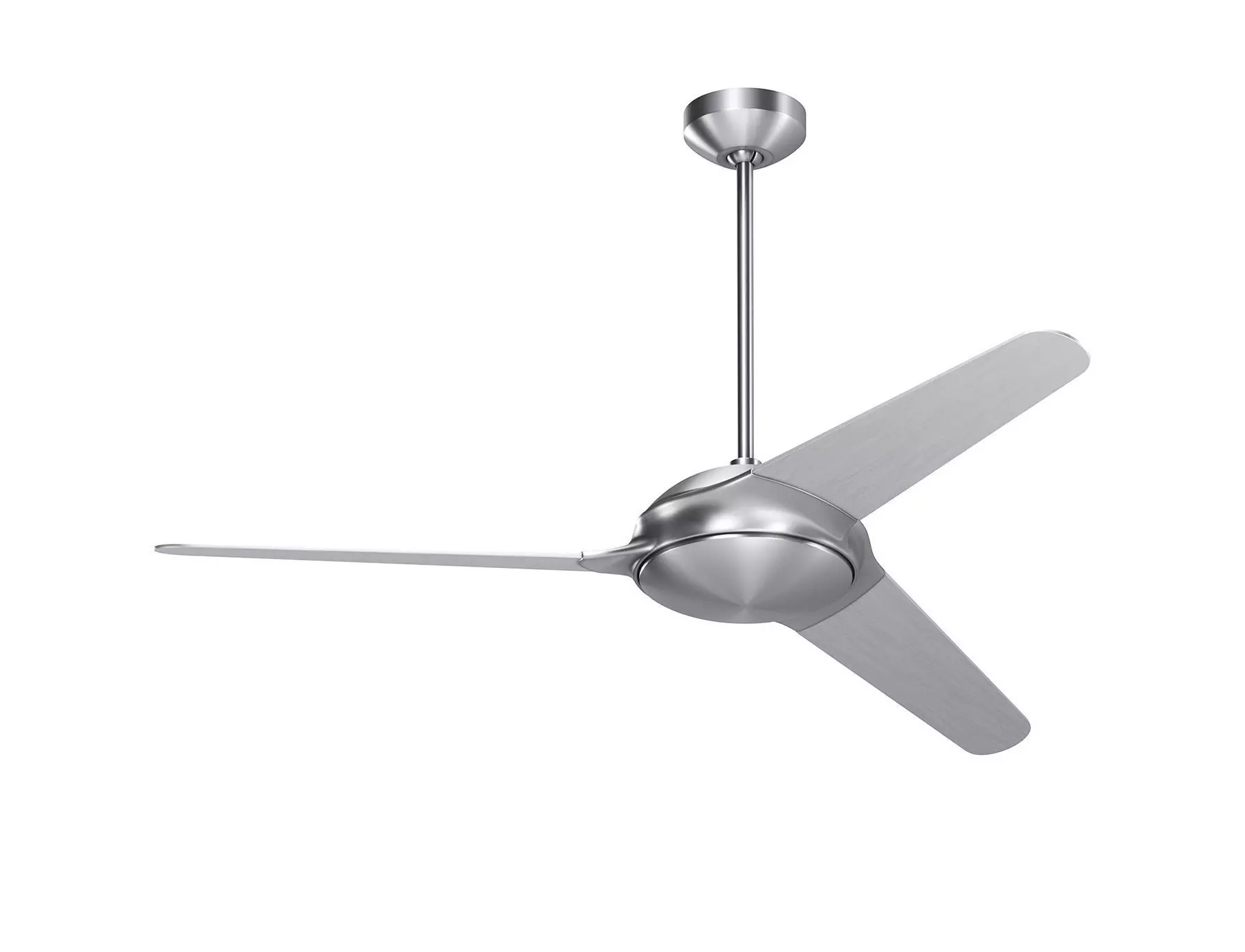 Modern Down Rod Ceiling Fan 3D model_0