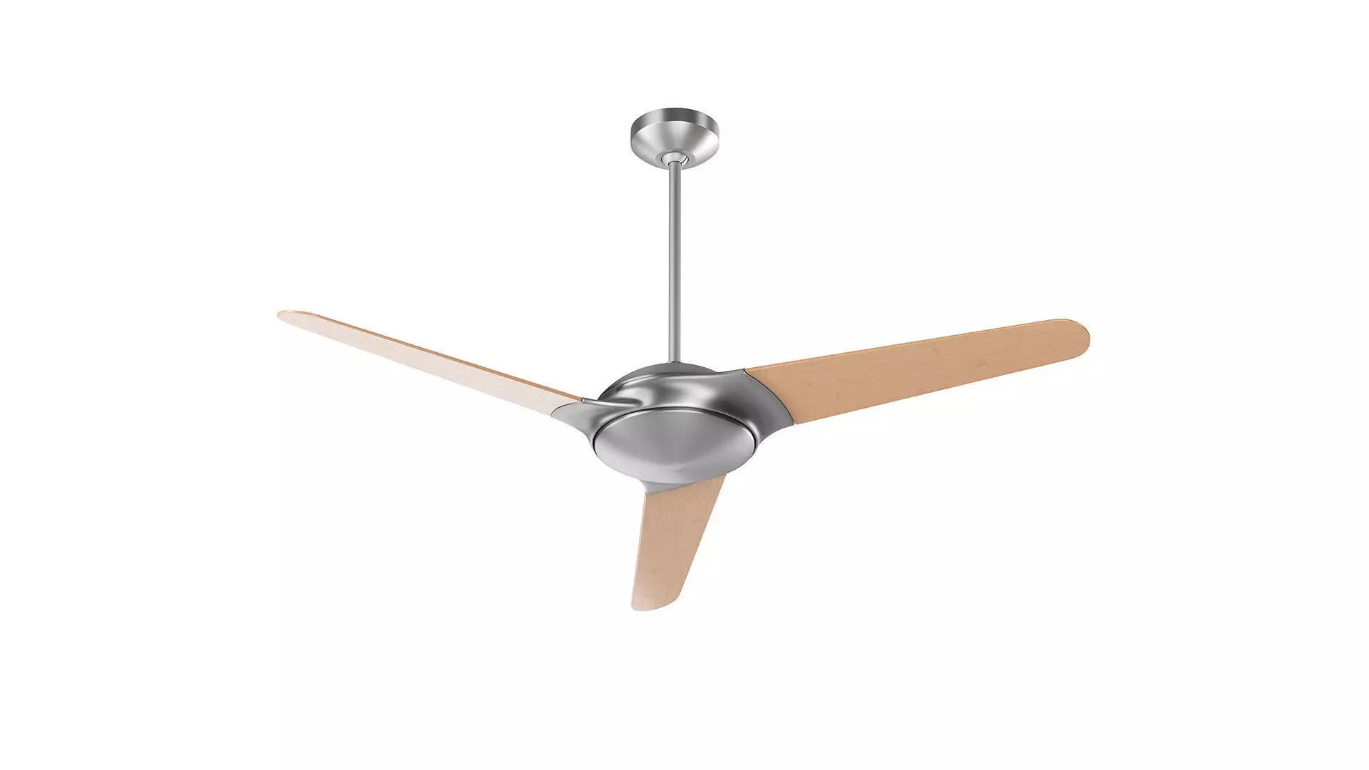 Modern Down Rod Ceiling Fan 3D model_6