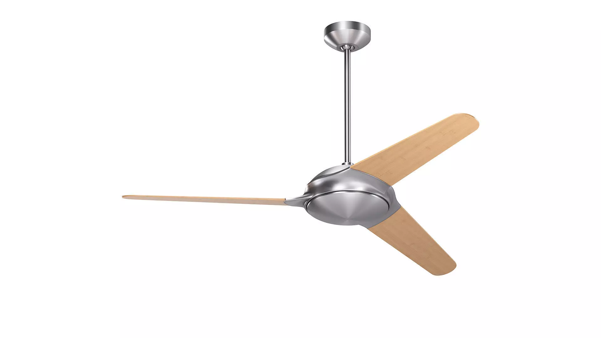 Modern Down Rod Ceiling Fan 3D model_3