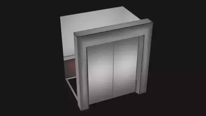 PS1 Styled Low-poly Elevator