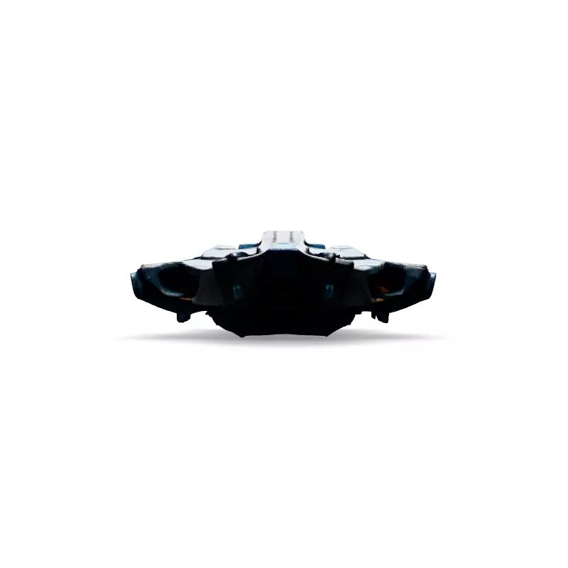 SciFi Fighter Starship Silverstreak Low-poly 3D model_6