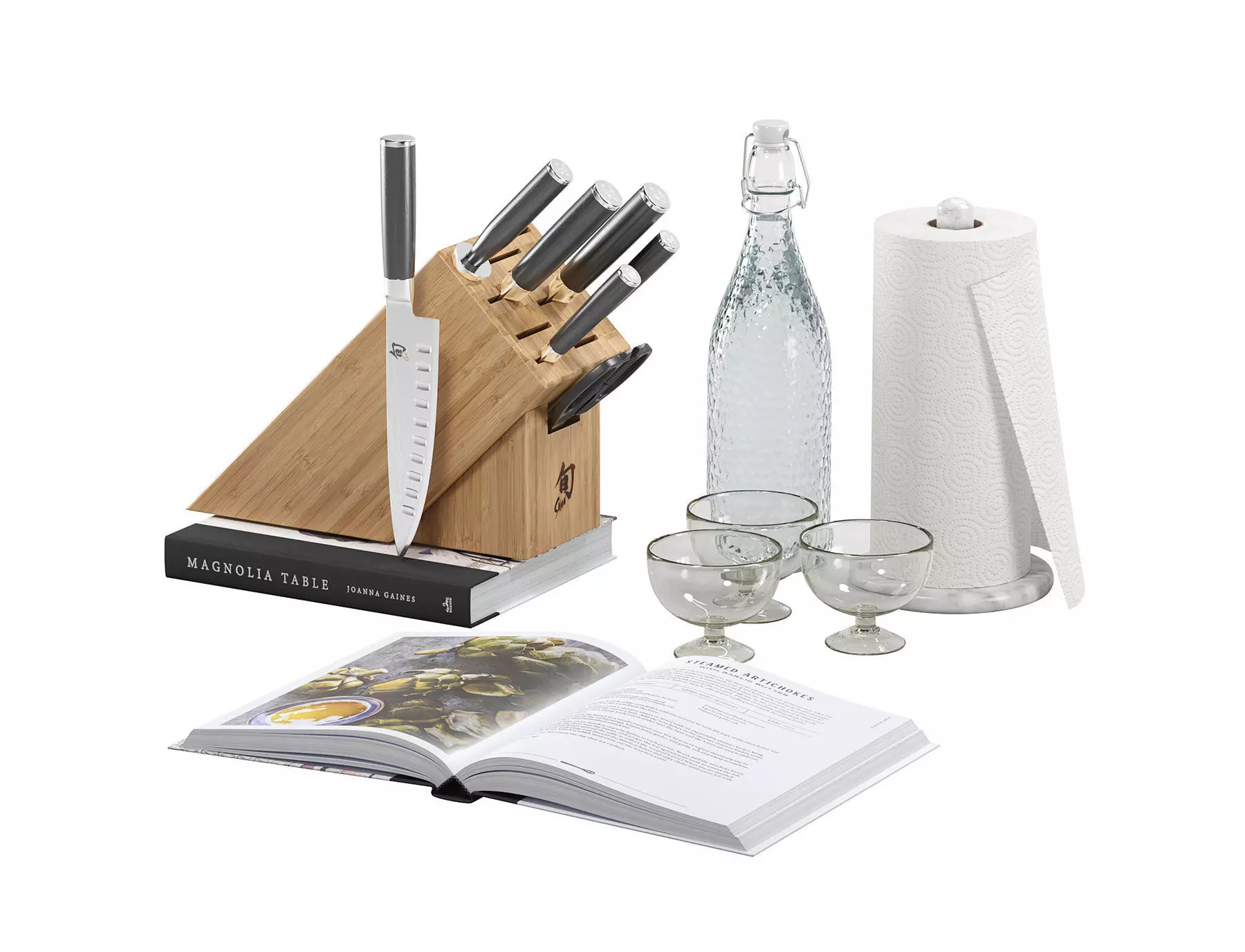 Kitchen Accessories set 01 3D model_0