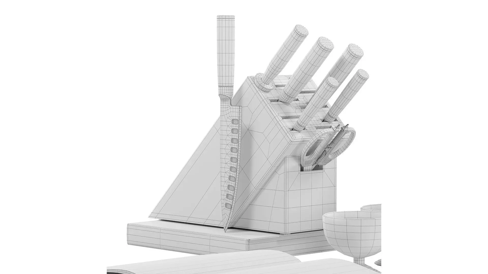 Kitchen Accessories set 01 3D model_8