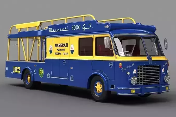 Race Transporter - Team Maserati 3D model