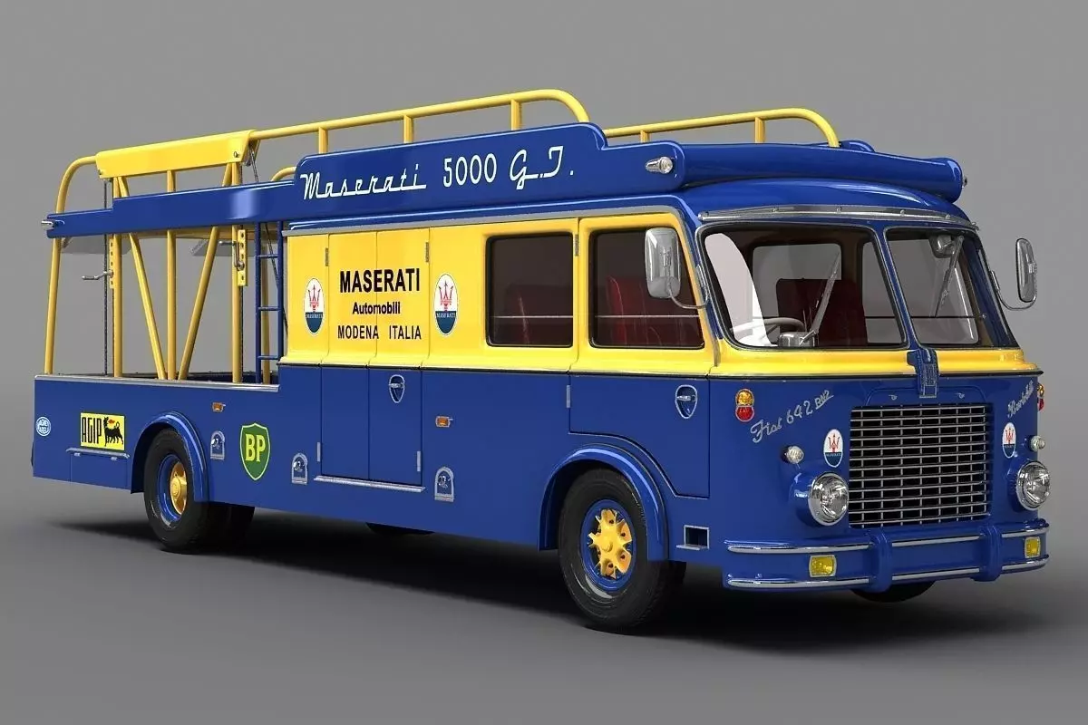 Race Transporter - Team Maserati 3D model_0